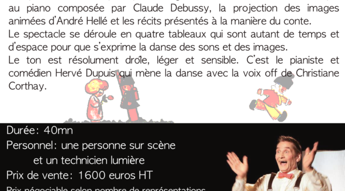 Fiche Spectacle – Hervé Dupuis – La boite à joujoux (spectacle pour enfants)