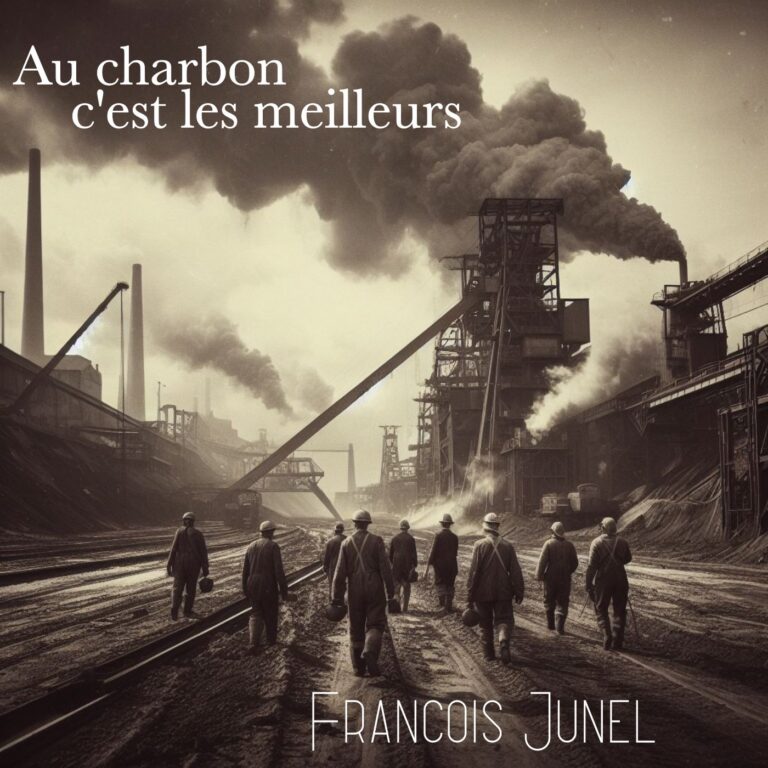 Pochette du single Au charbon, c’est les meilleurs de François Junel