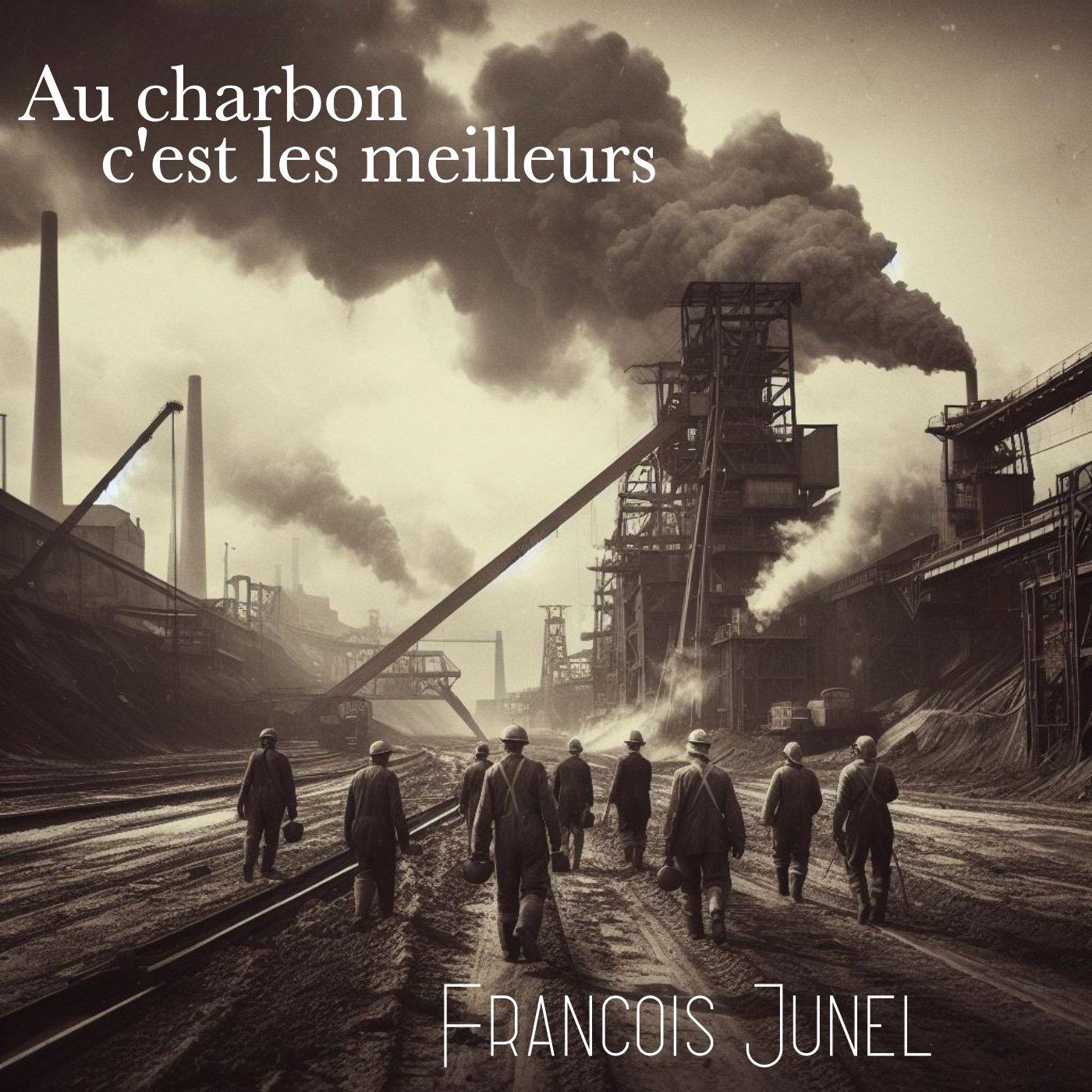 Pochette du single Au charbon, c’est les meilleurs de François Junel